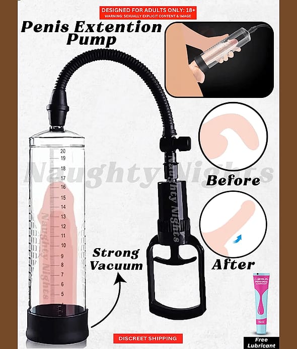 Manual Vacuum Penis Pump with Measurement Scale